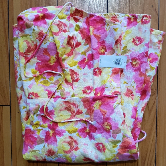 Old Navy New Floral Fit & Flare Tie Shoulder Mini Cami Dress Yellow Size XL - Picture 9 of 10